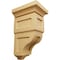 Ekena Millwork 4"W x 4 3/4"D x 8"H Small Reyes Wood Corbel, Alder CORW04X04X08RYAL - alternate 1